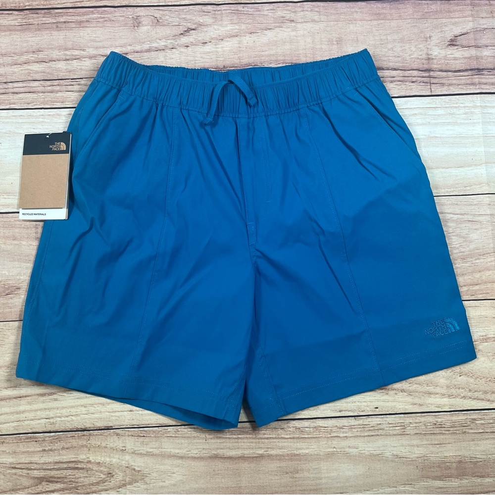 NWT The North Face Class V Pull On‎ Shorts Mens Size Small Banff Blue  6.5” Ins